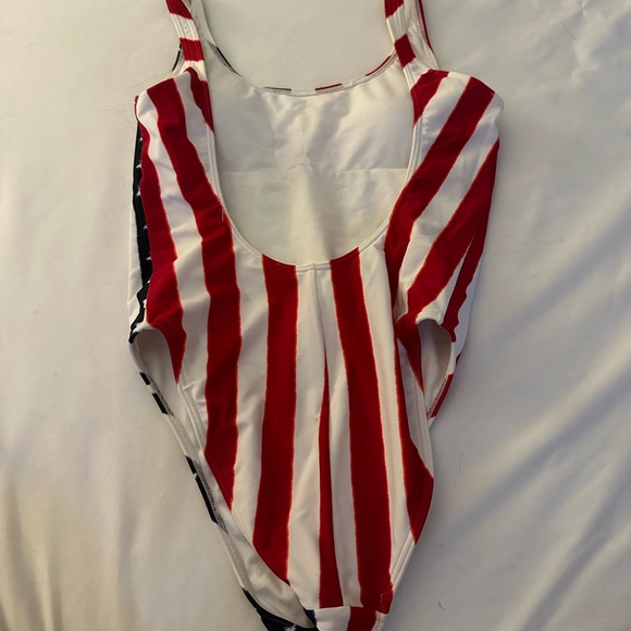 Hollister American Flag One Piece Swim Suit - Picture 3 of 5